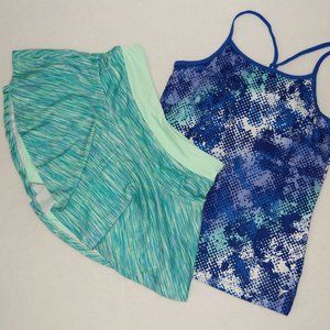 Old Navy Active, Girls Size XL (14), Bundle of 2: Tank Top & Skort